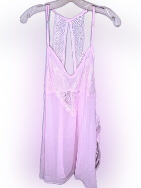 ICollection Pink Negligee with Thong nwt